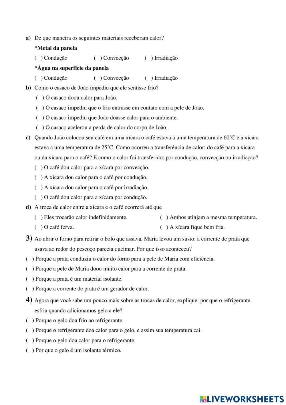 Revisão - Energia Térmica