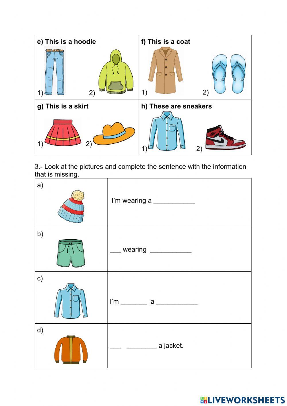 Practice worksheet