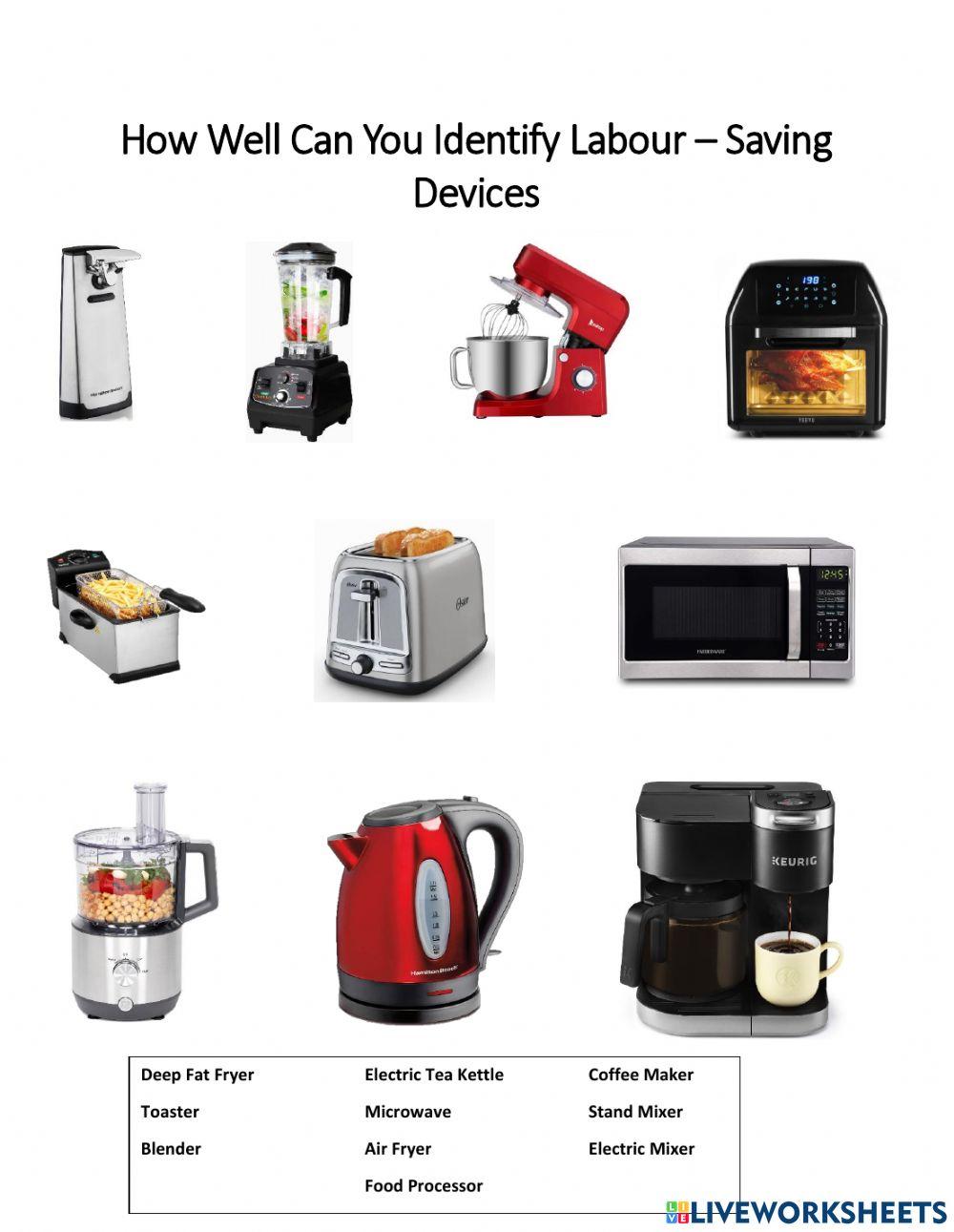 Identifying Labour Saving Devices LiveWorksheets Identifying Labour Saving Devices LiveWorksheets