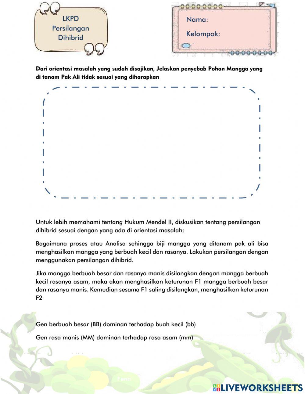 Persilangan Dihibrid