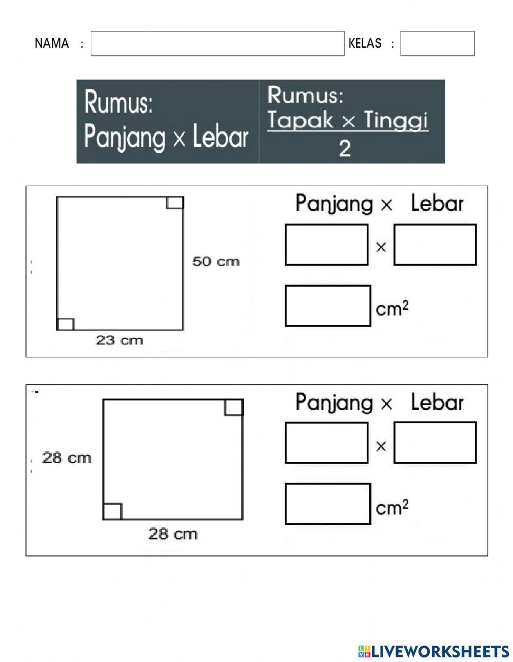 Luas Tahun 4