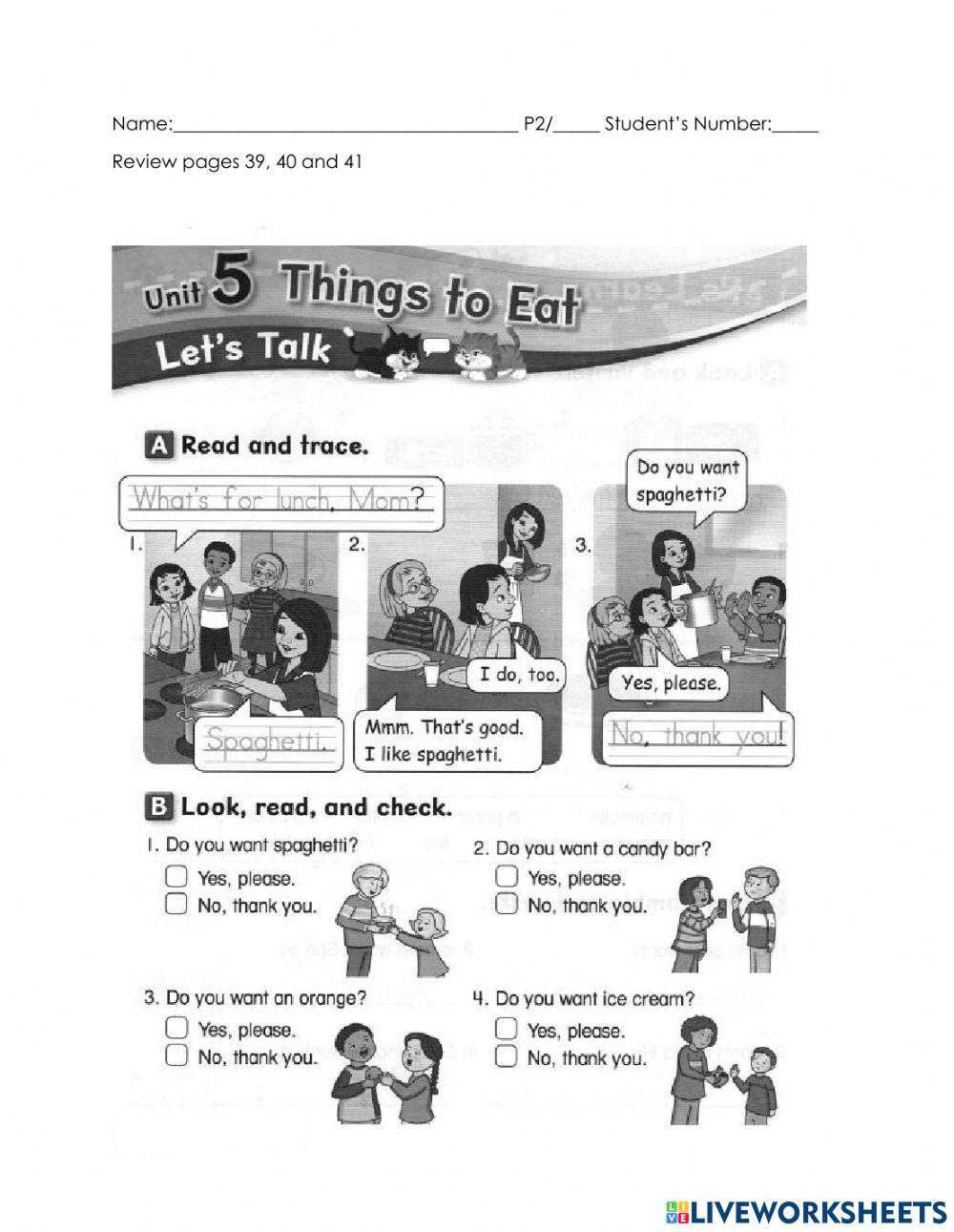 Things to eat