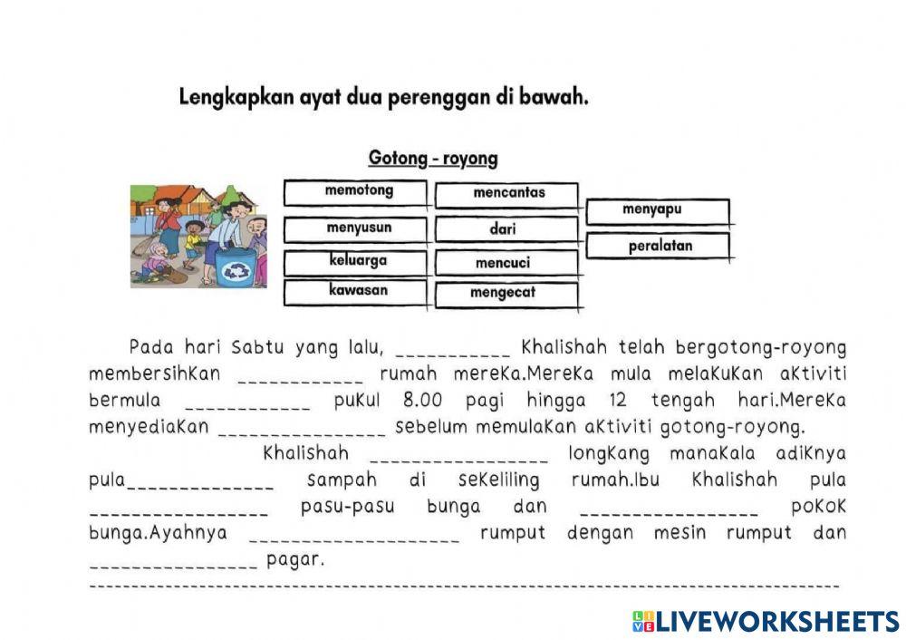 Karangan pendek tahun 3