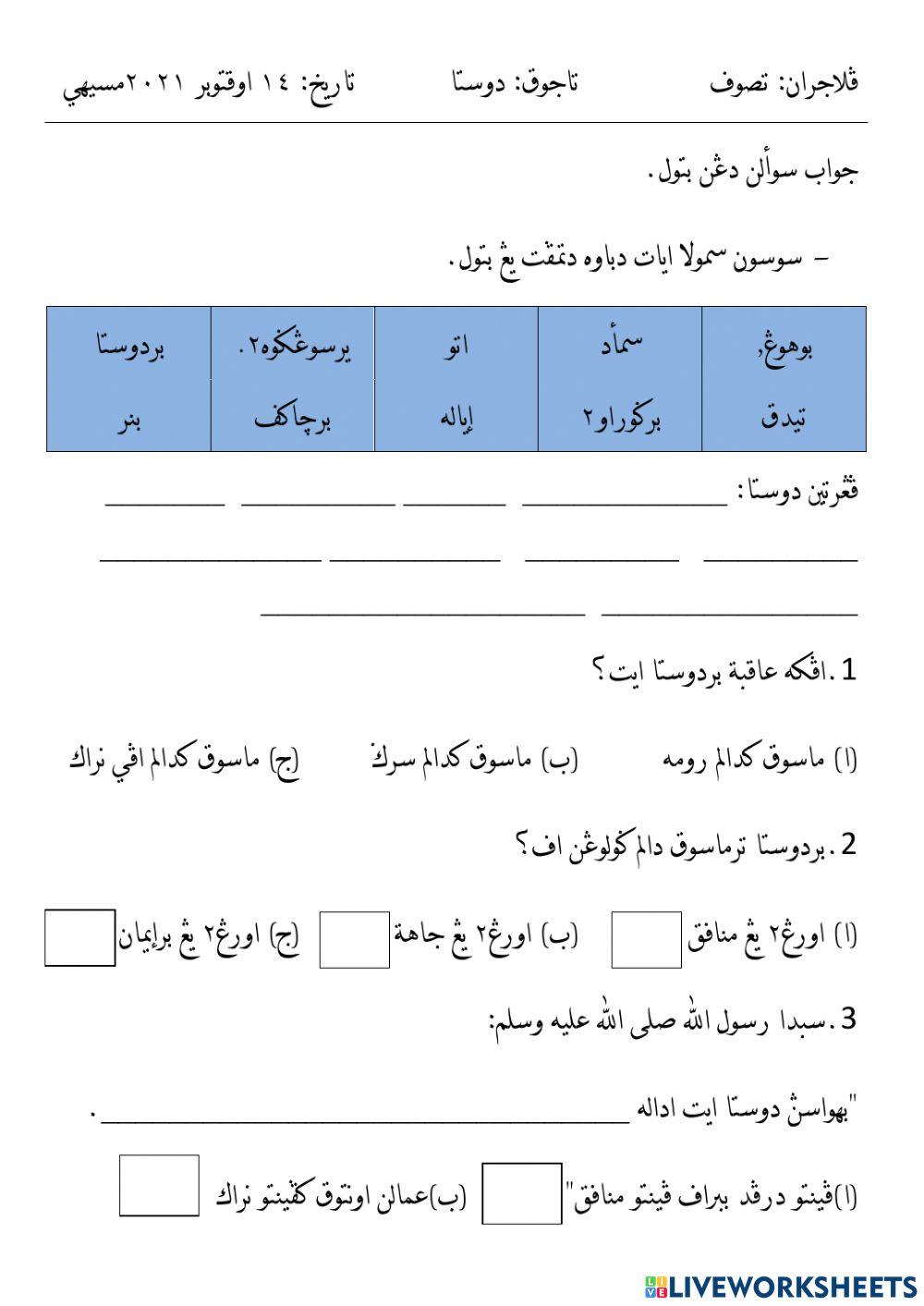 Maksiat zahir, lidah dan dusta