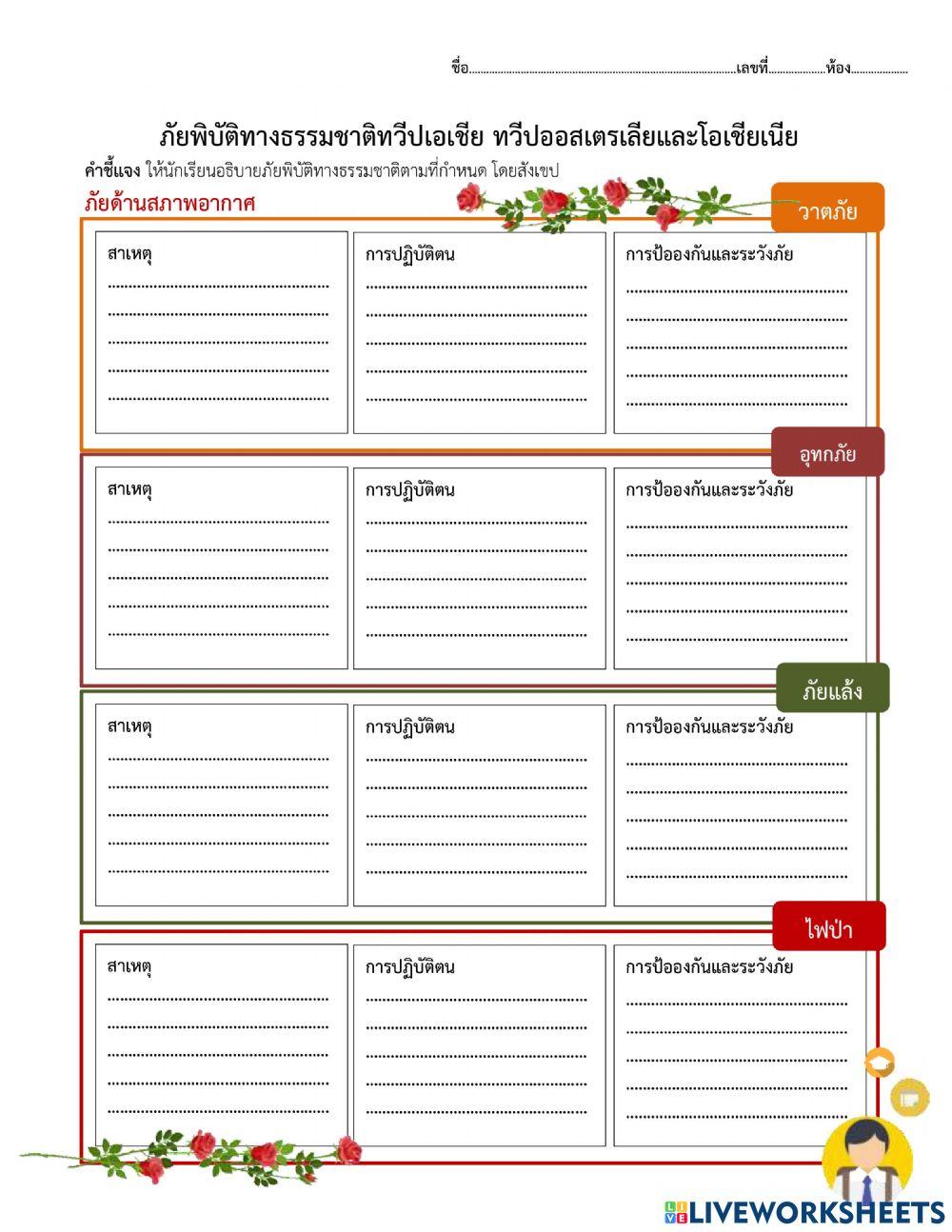 ภัยธรรมชาติในทวีปเอเชียและทวีปออสเตรเลียและโอเชียเนีย