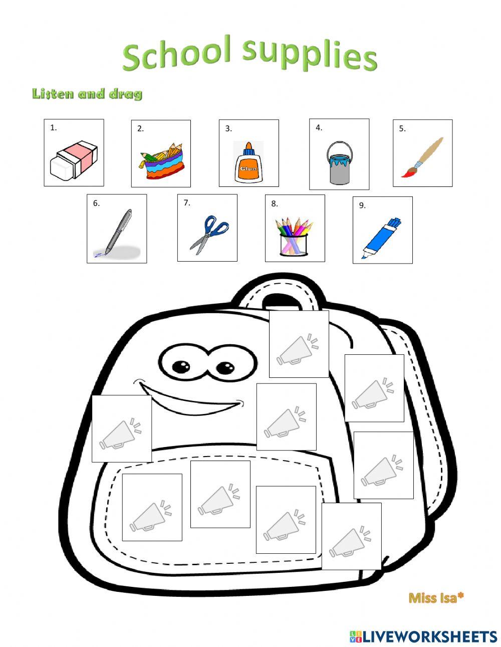 School online exercise for Preschool 2nd grade | Live Worksheets