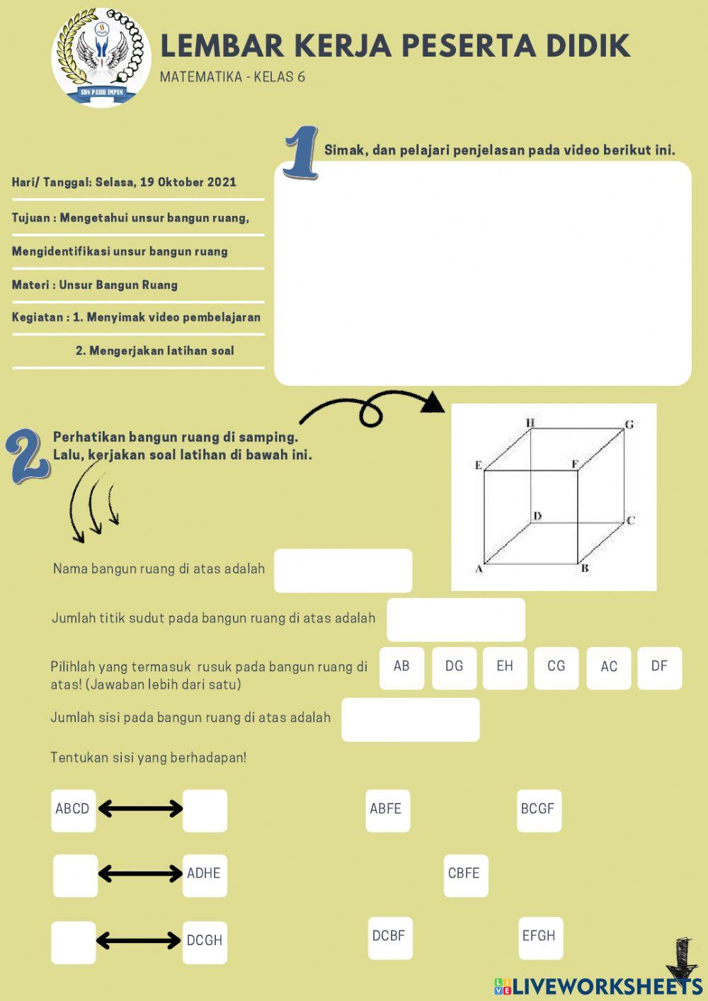 Lkpd matematika kelas 6