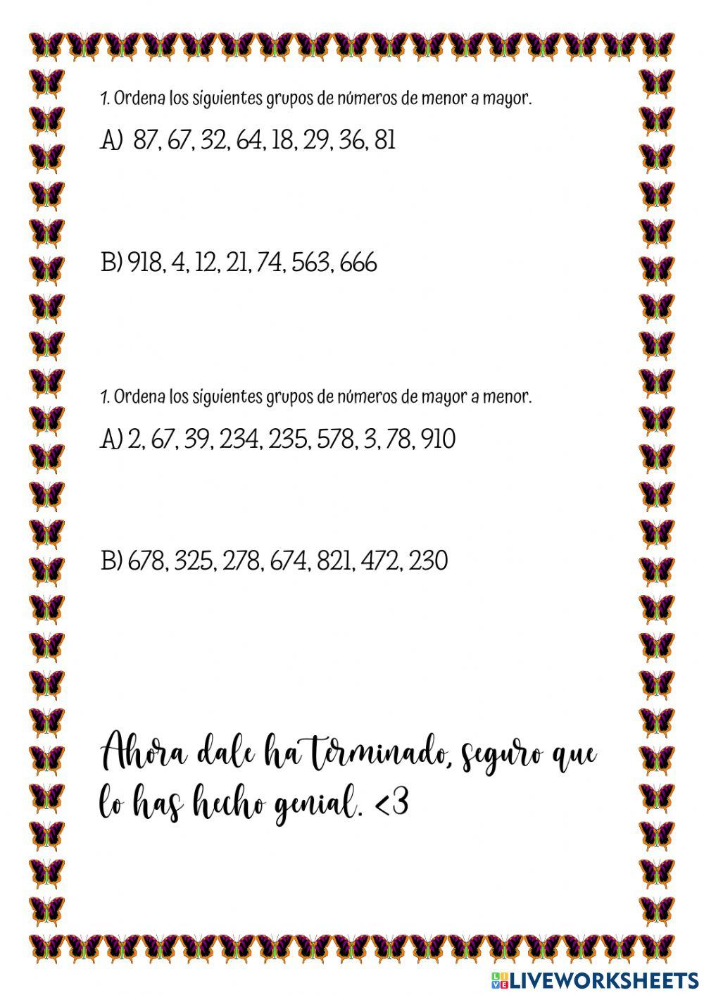 Los números naturales