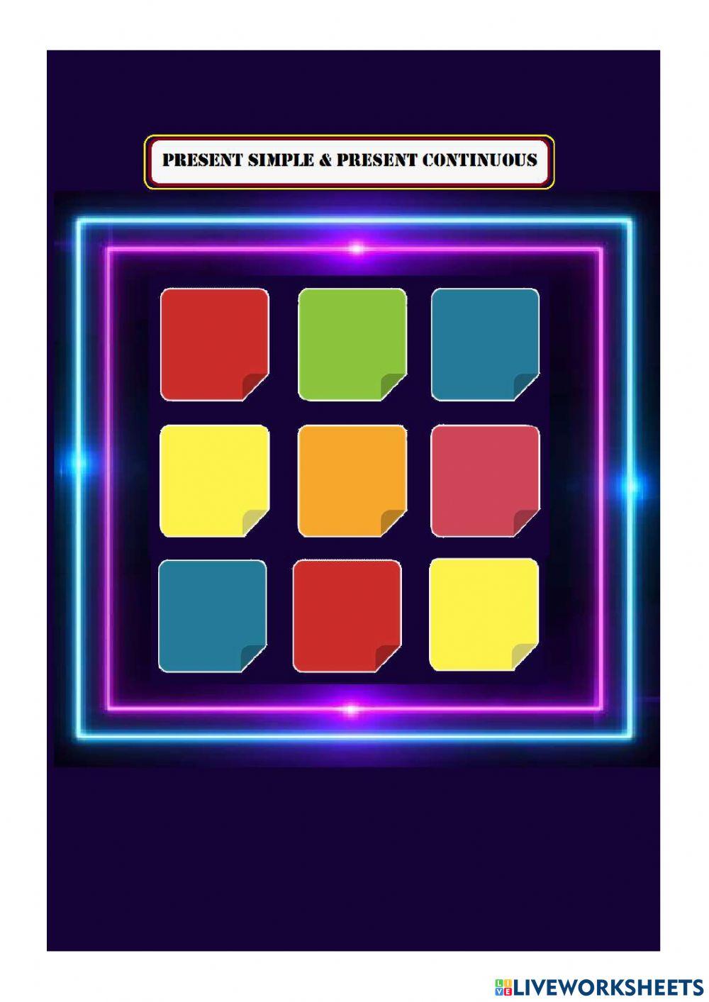 Present Simple & Present Continuous