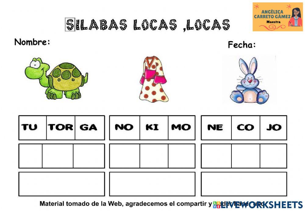 Formar y escribir palabras