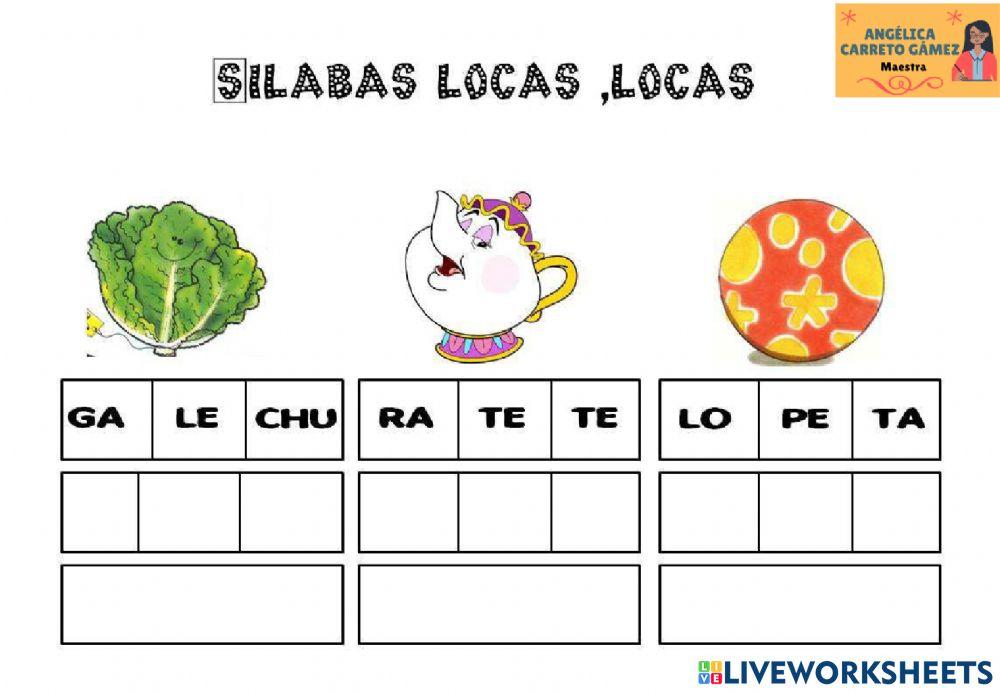 Formar y escribir palabras