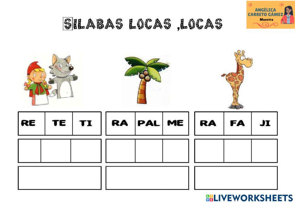 Formar y escribir palabras