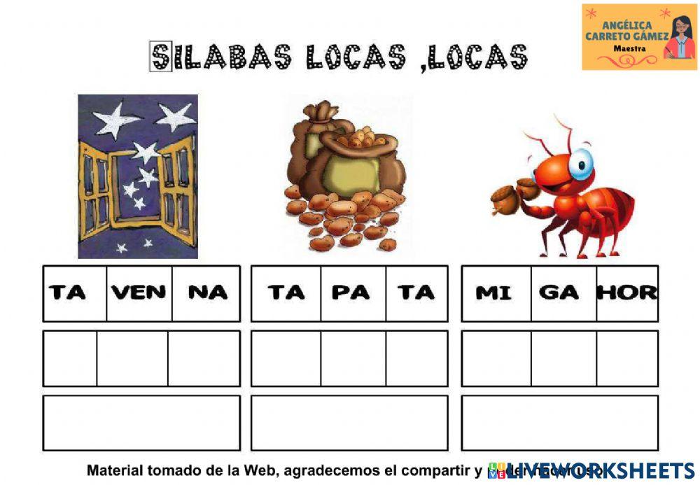 Formar y escribir palabras 2