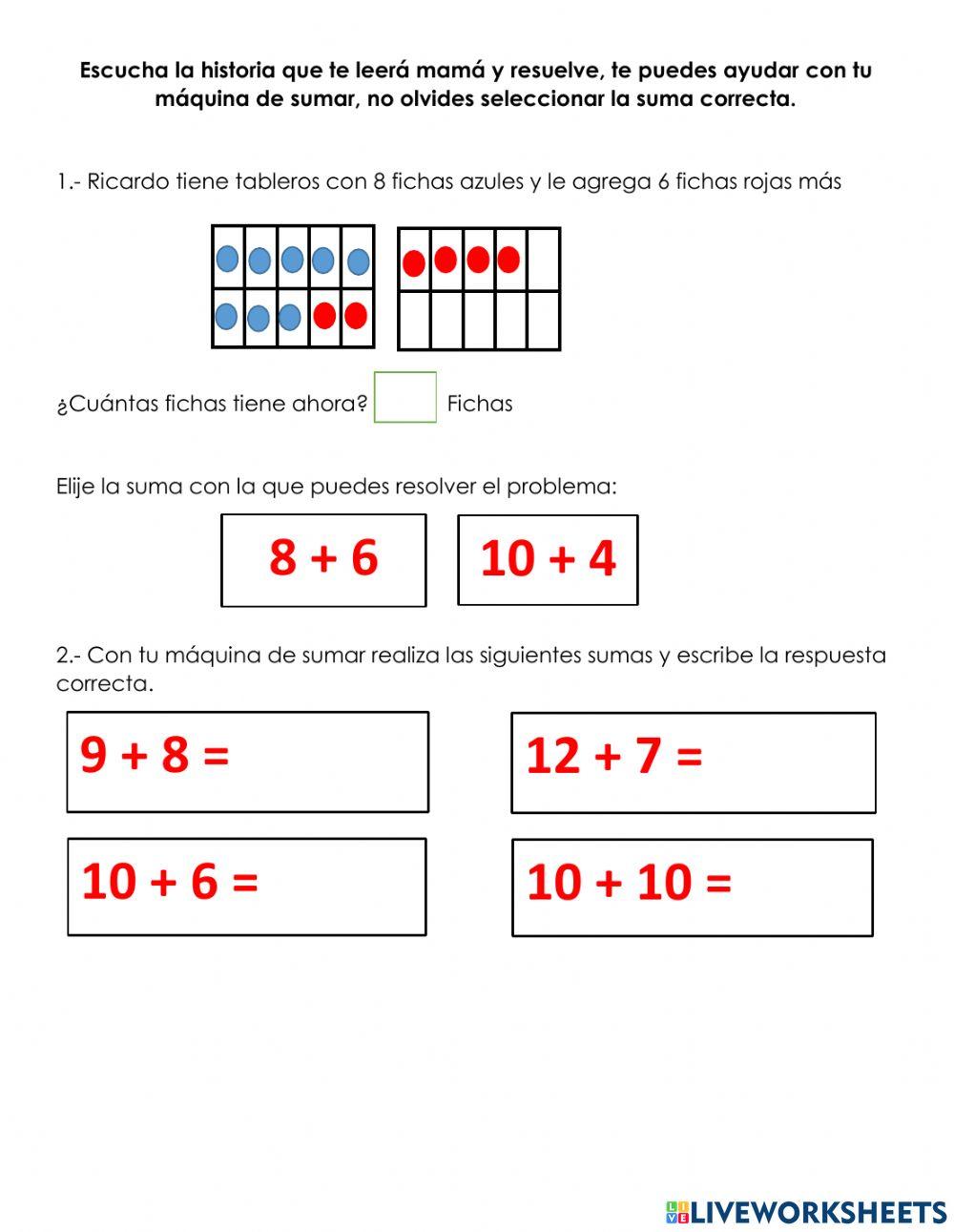 Problemas para primero