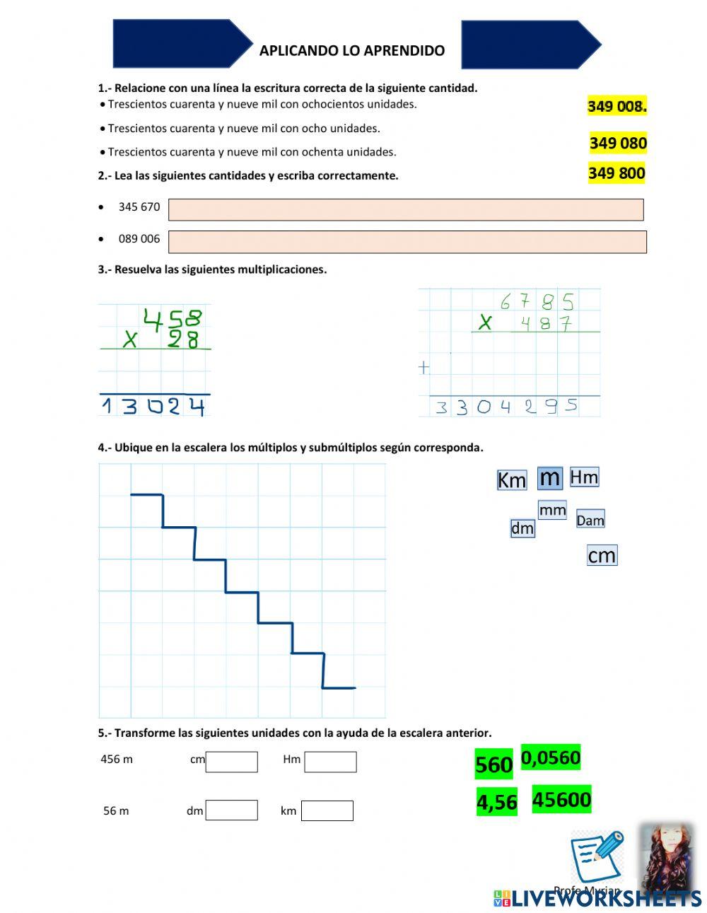 Aplicando lo aprendido