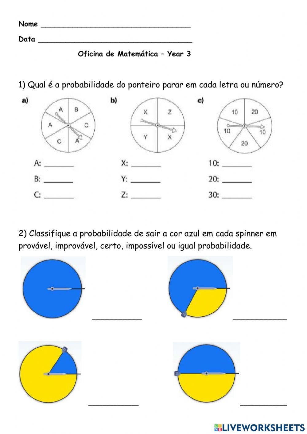 Probabilidade de eventos