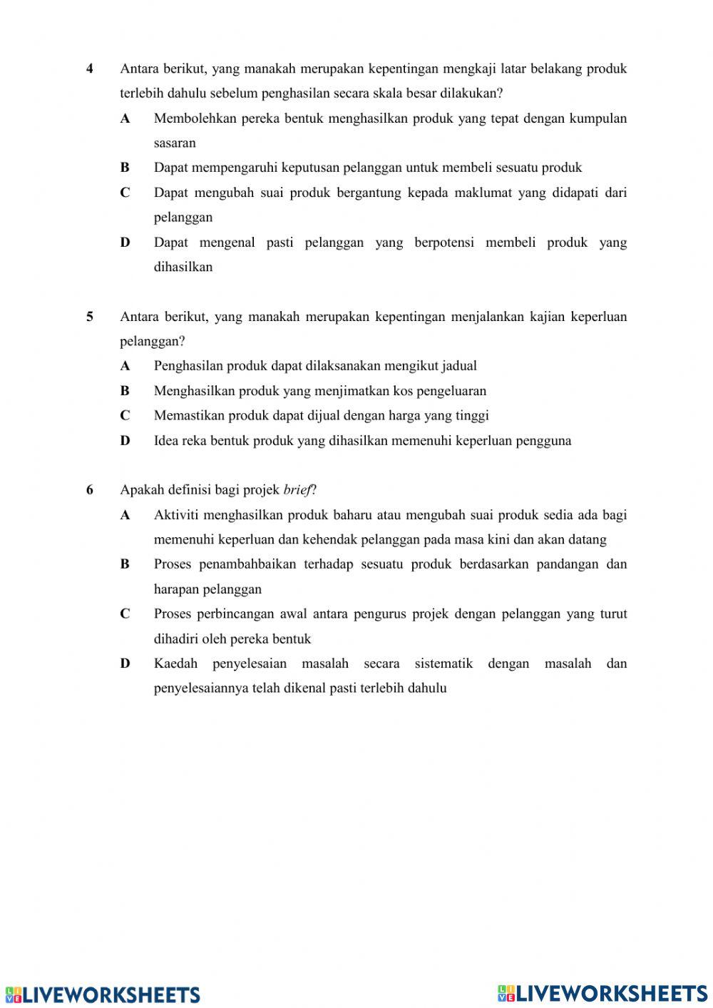 2.1.1 Penghasilan Produk