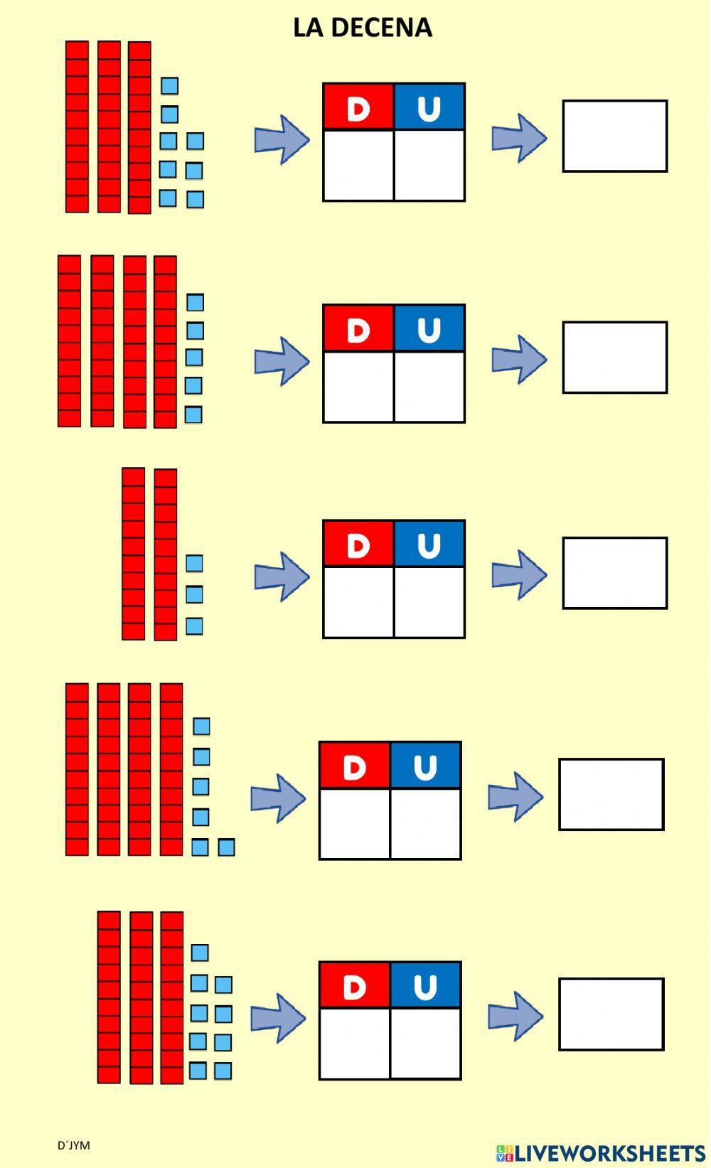La Decena - Determinación por bloques