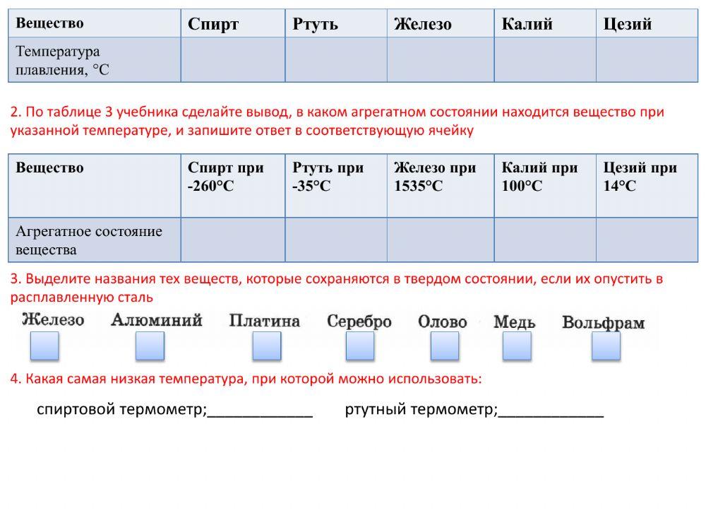 Агрегатные состояния вещества. Плавление и отвердевание кристаллических тел