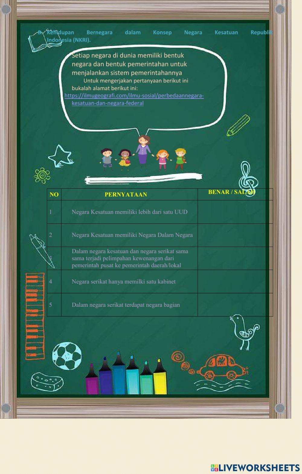 LKPD Persatuan dan Kesatuan