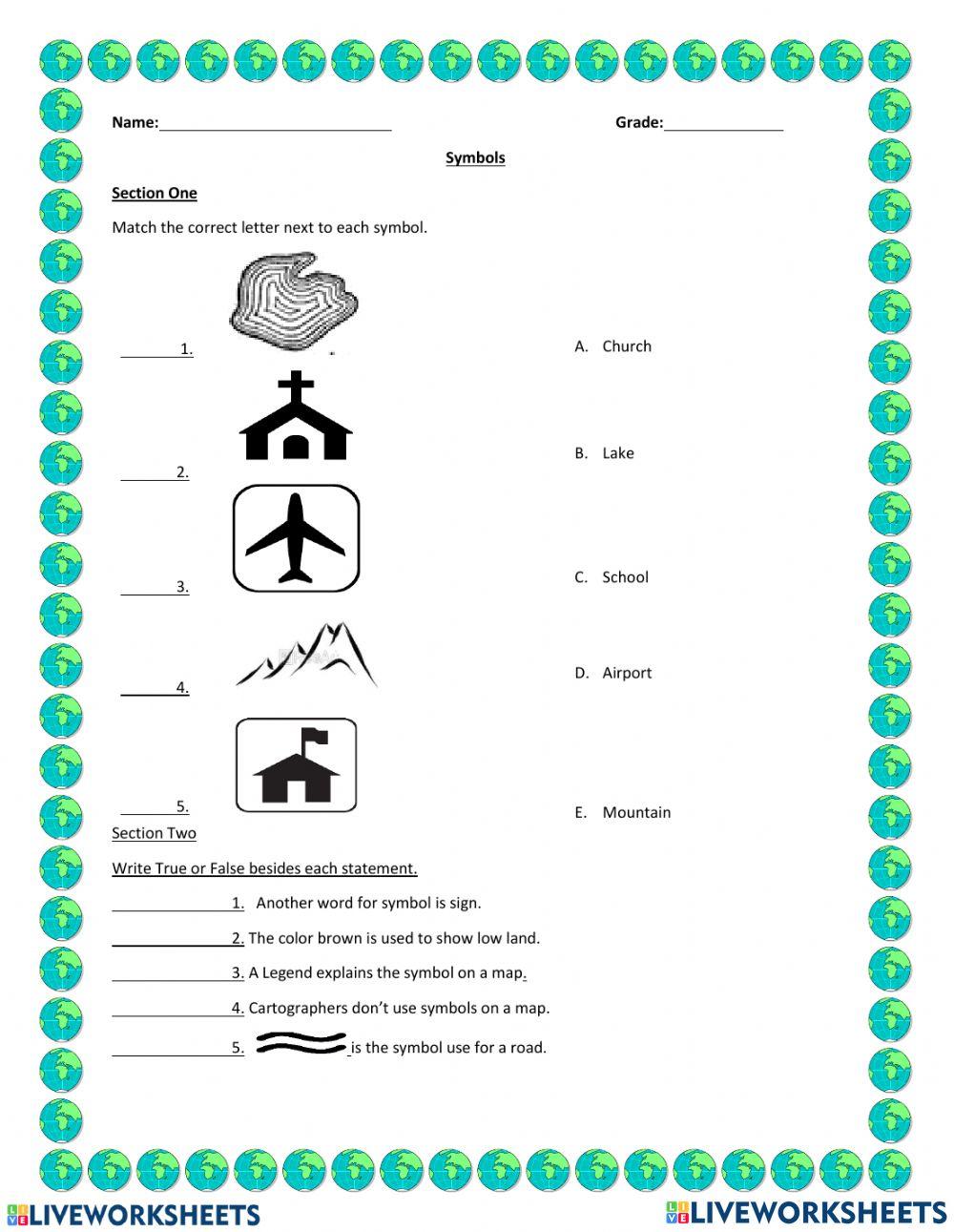 5205956 map symbols aliethadderley liveworksheets