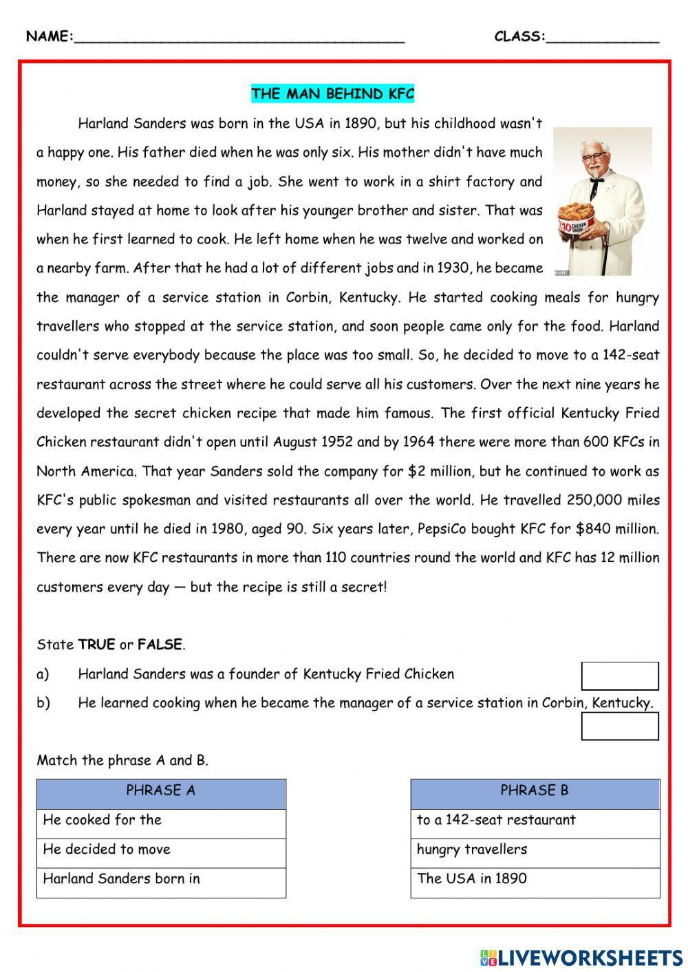 Reading comprehension UPSR