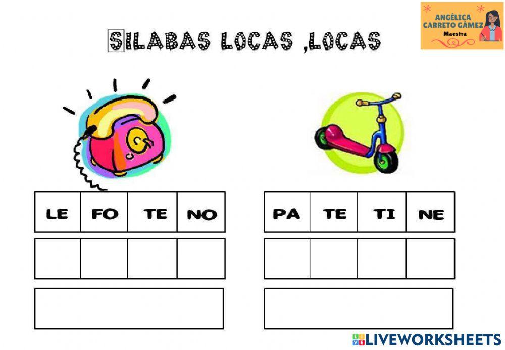 Formar y escribir palabras 5