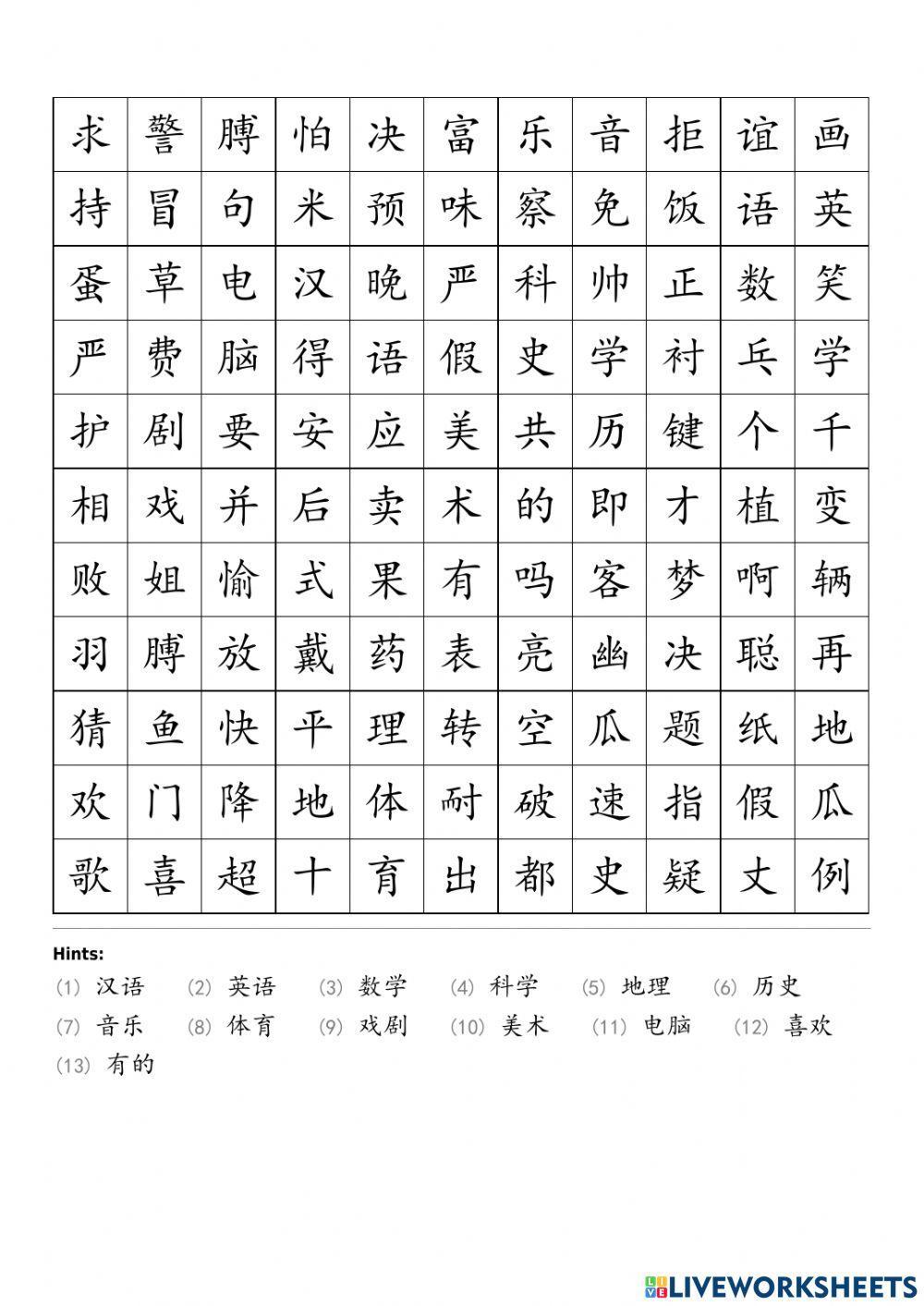 科目 subjects ESTC 2