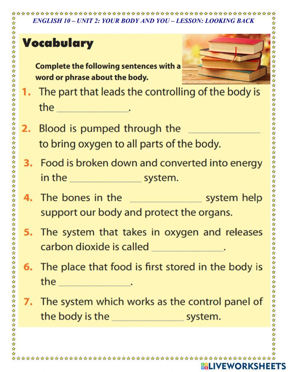 English 10 - Unit 2 - Looking Back