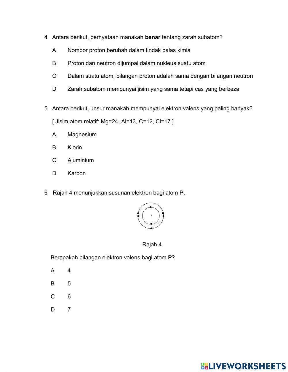 Jirim dan strukutur atom