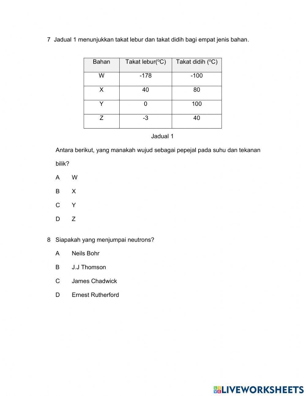 Jirim dan strukutur atom