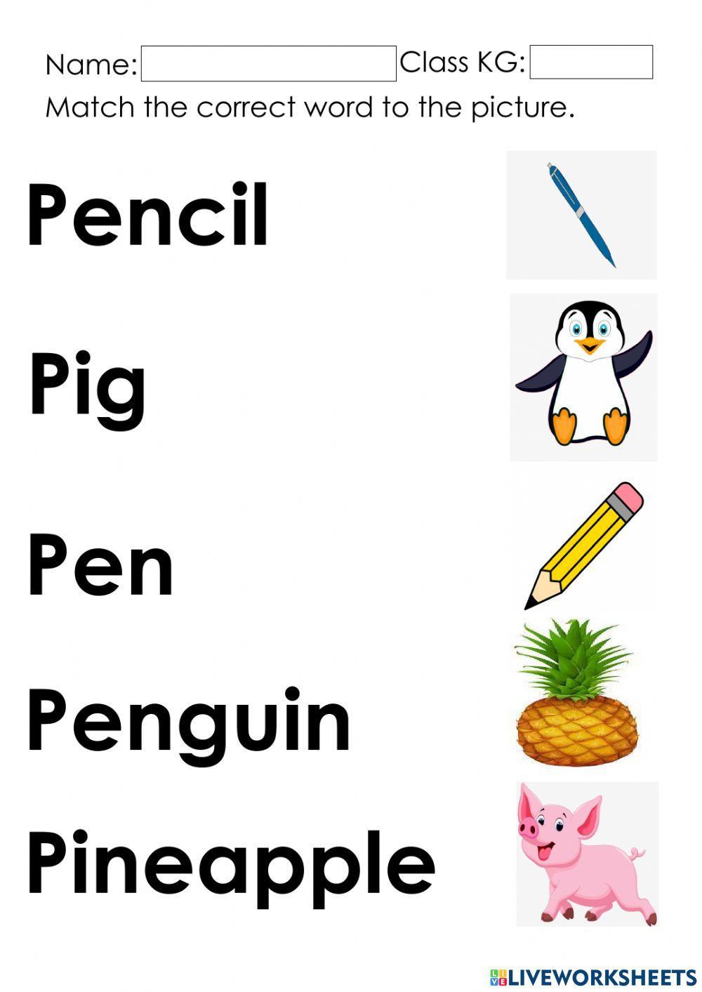 Worksheet For Letter Pp