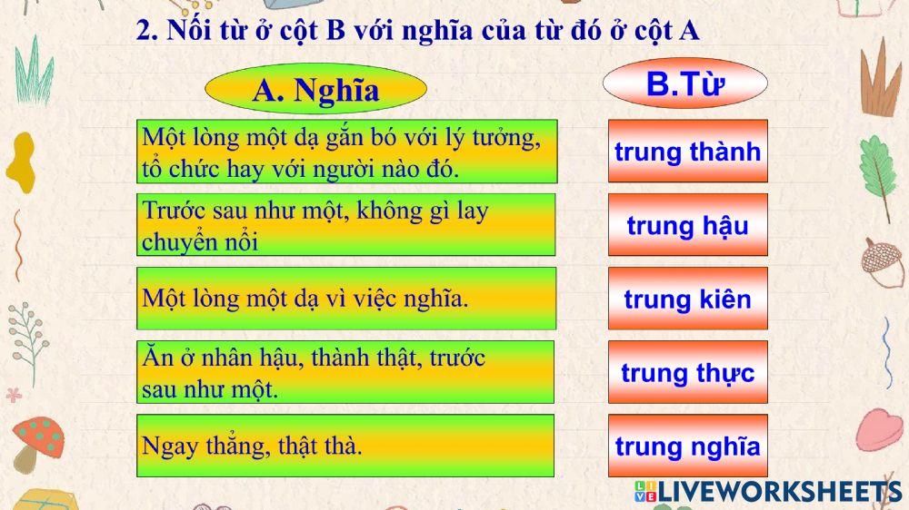 Luyện từ và câu