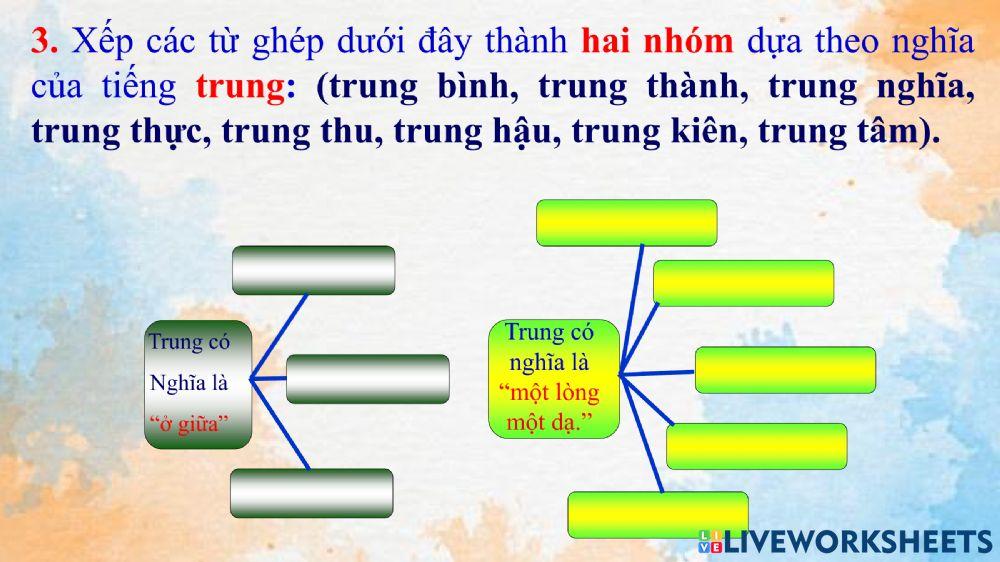 Luyện từ và câu
