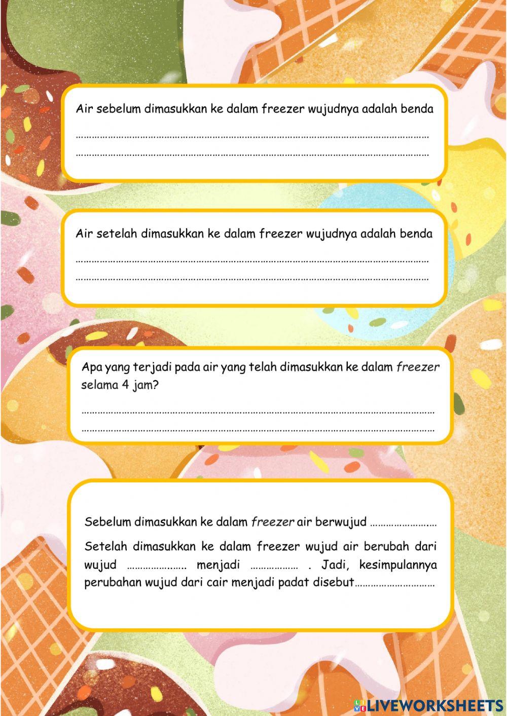 Lkpd perubahan wujud benda