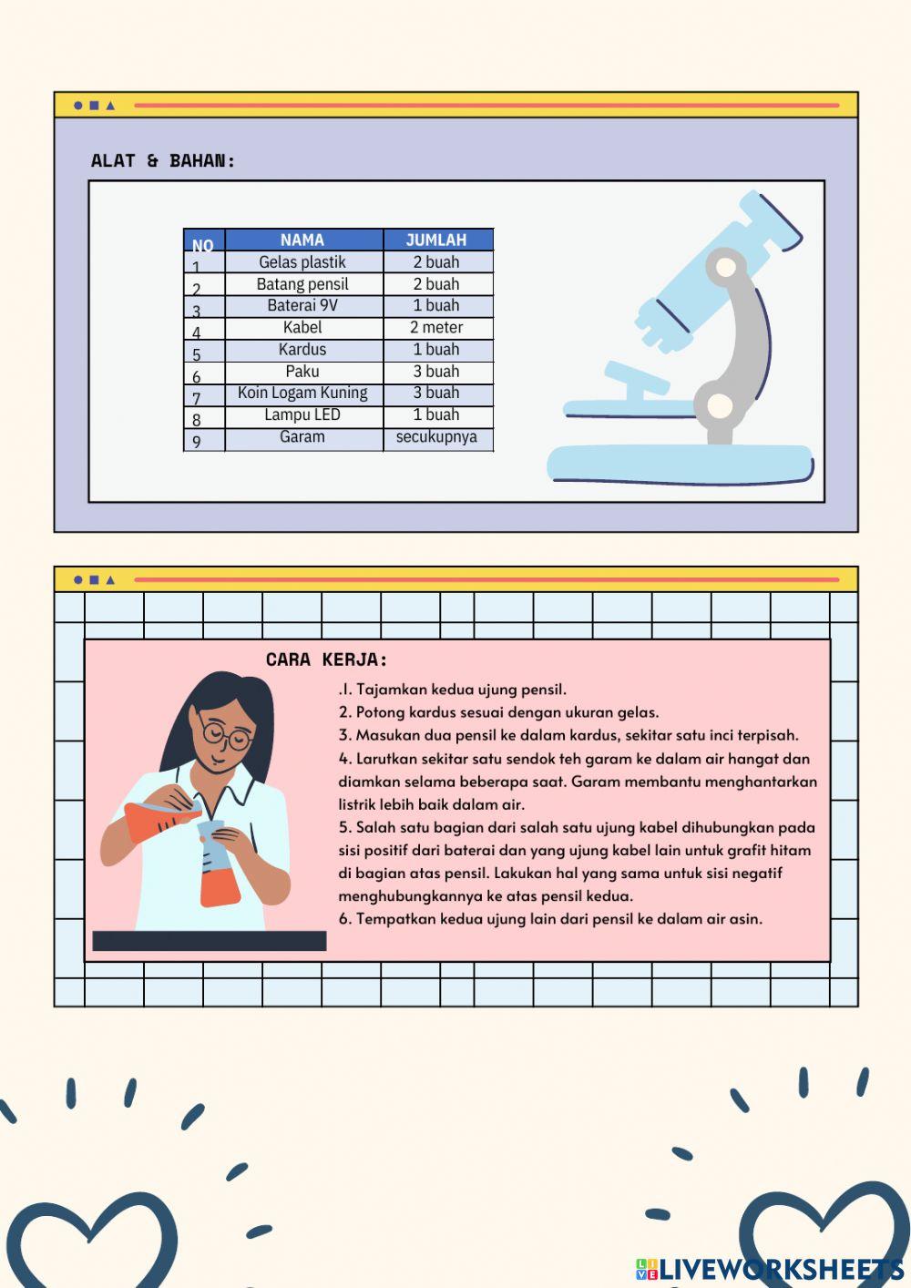 E-LKPD Home Eksperiment Sel Elektrolisis