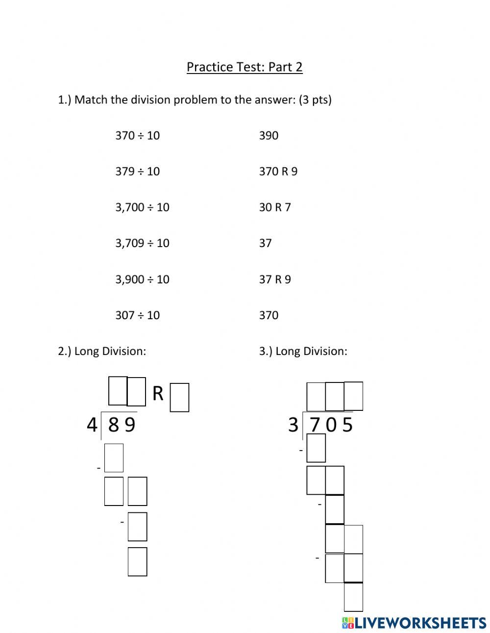 Test review Test review