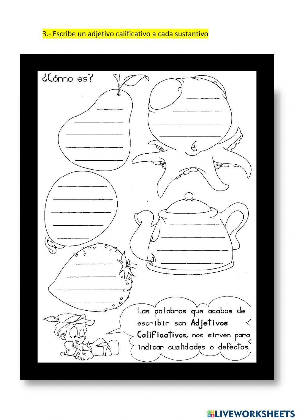 Sustantivos -  adjetivos -  verbos