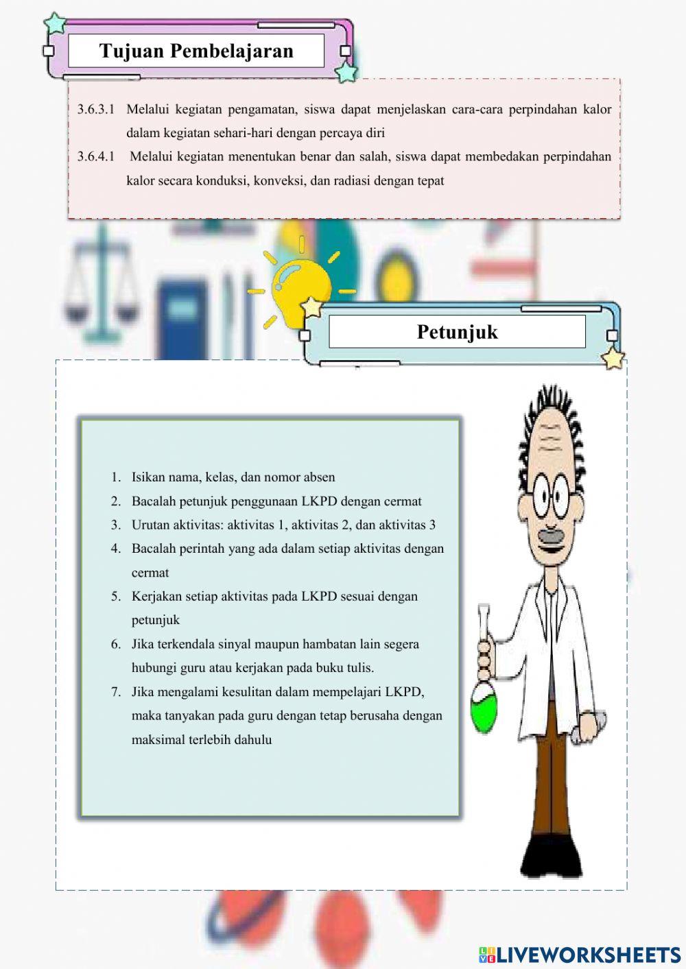 Perpindahan Kalor (Kelas V Tema 6)
