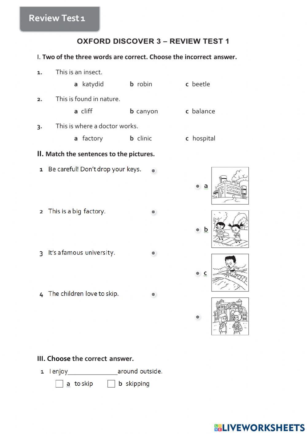O.D3 - Review Test 1