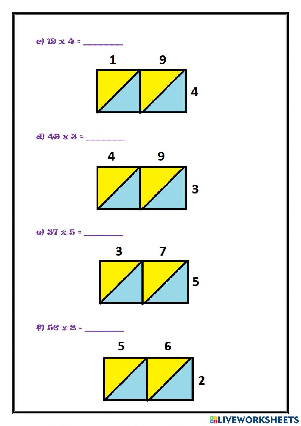 Lattice Multiplication