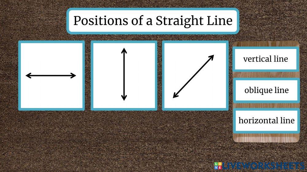 Position of a Straight Line