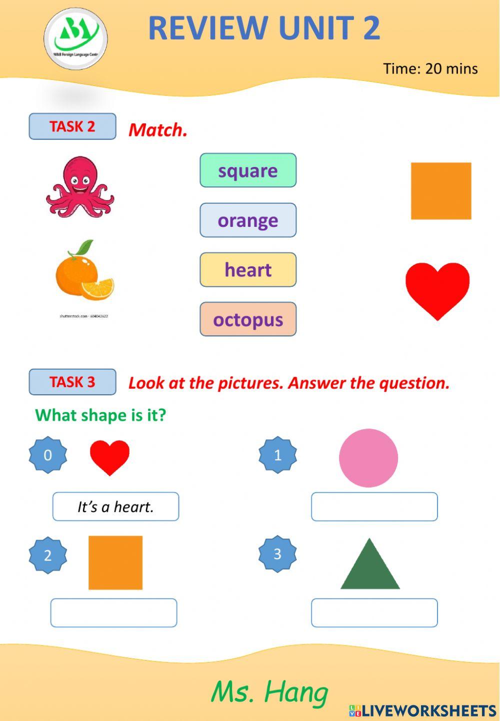 Review unit 2 - grade 2