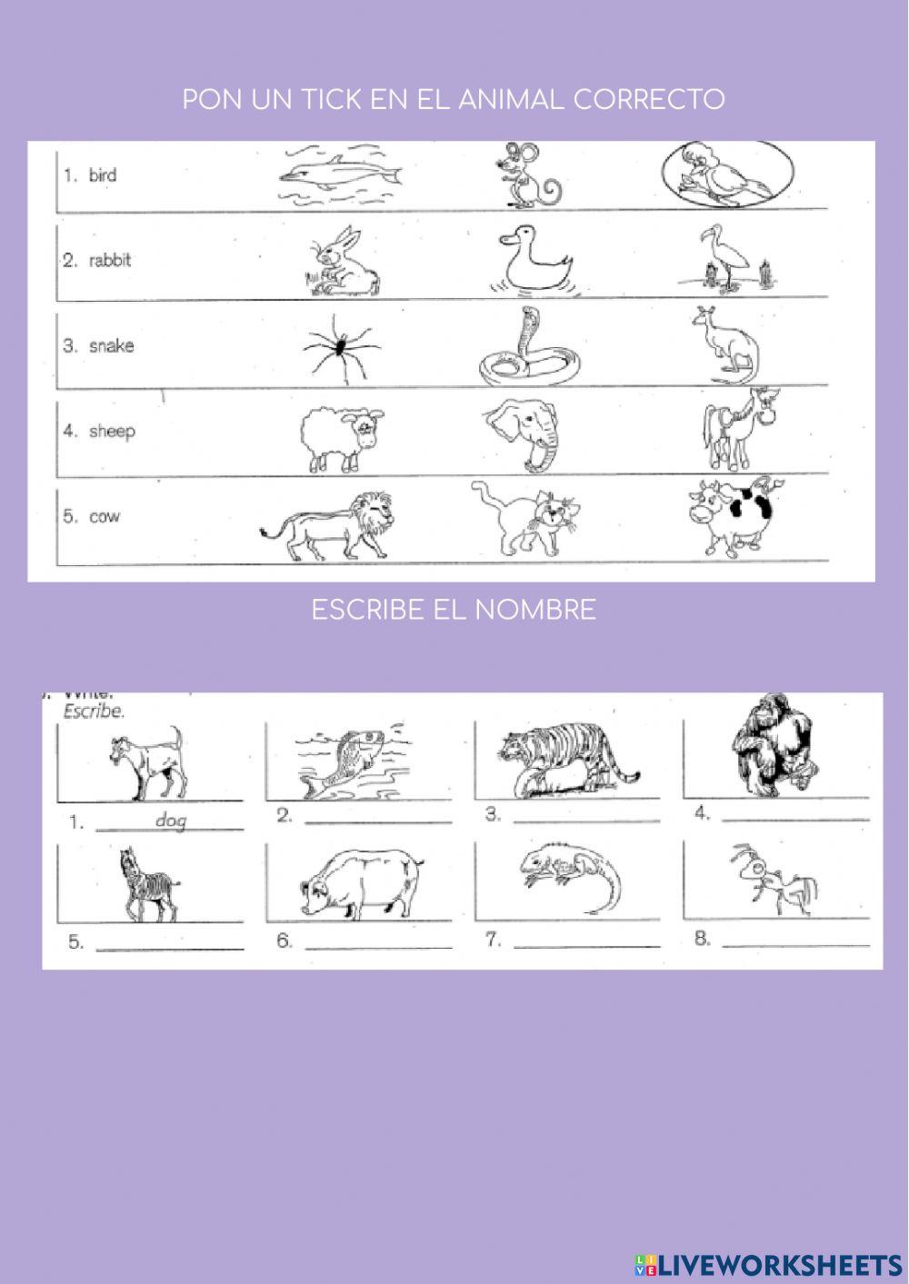 Los animales