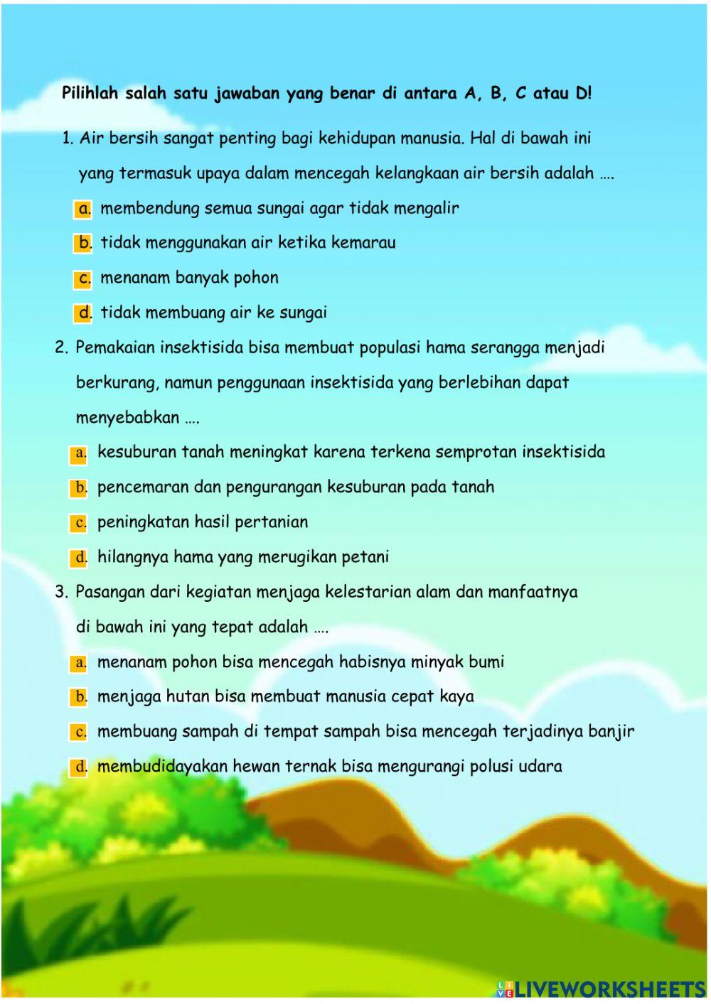 LKPD IPA Kelas 4 Tema 4 Subtema 2