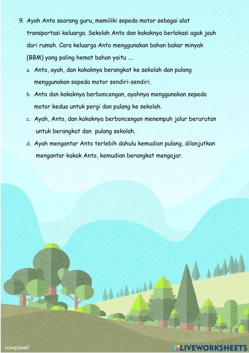 LKPD IPA Kelas 4 Tema 4 Subtema 2