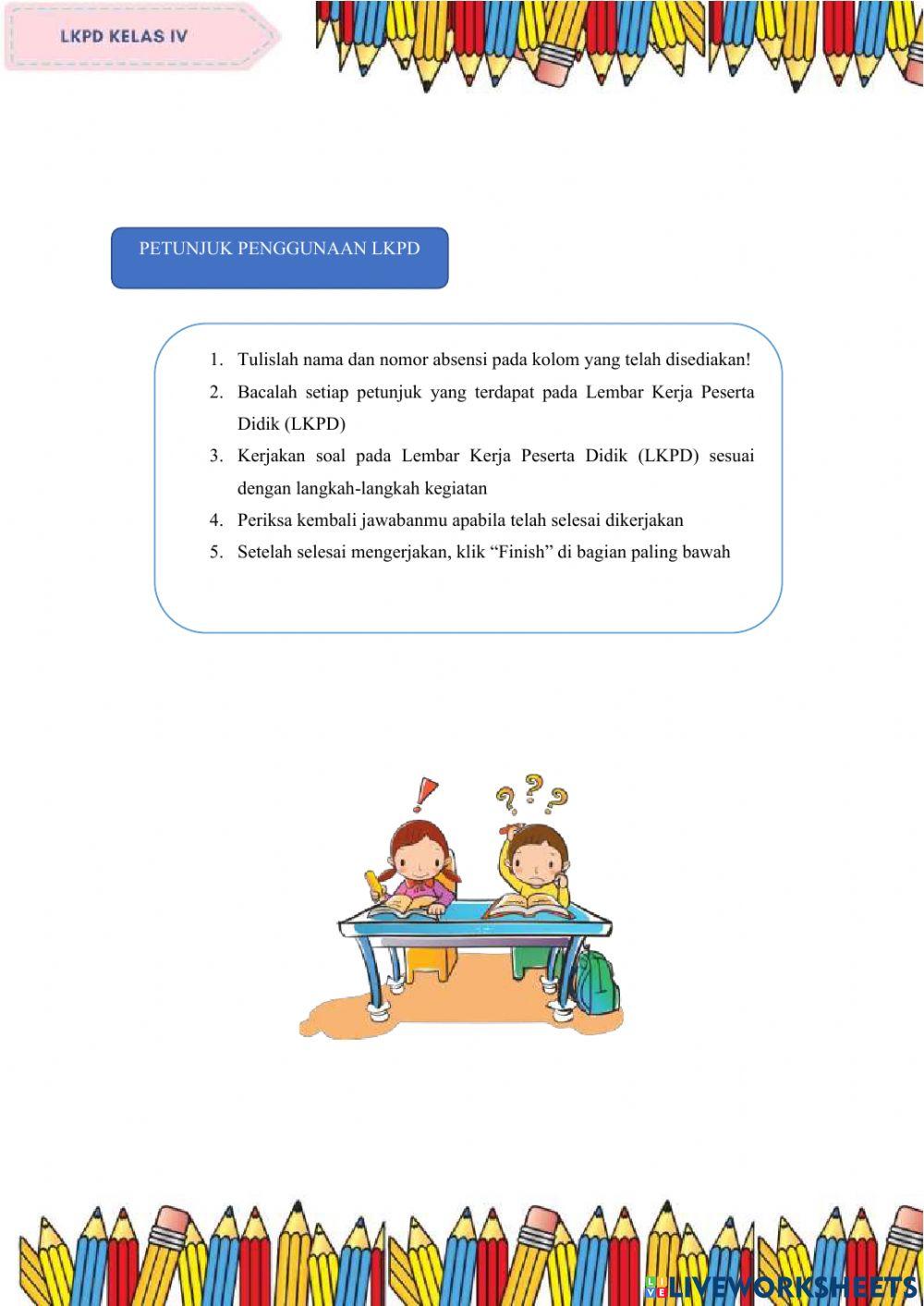 Lembar kerja peserta didik