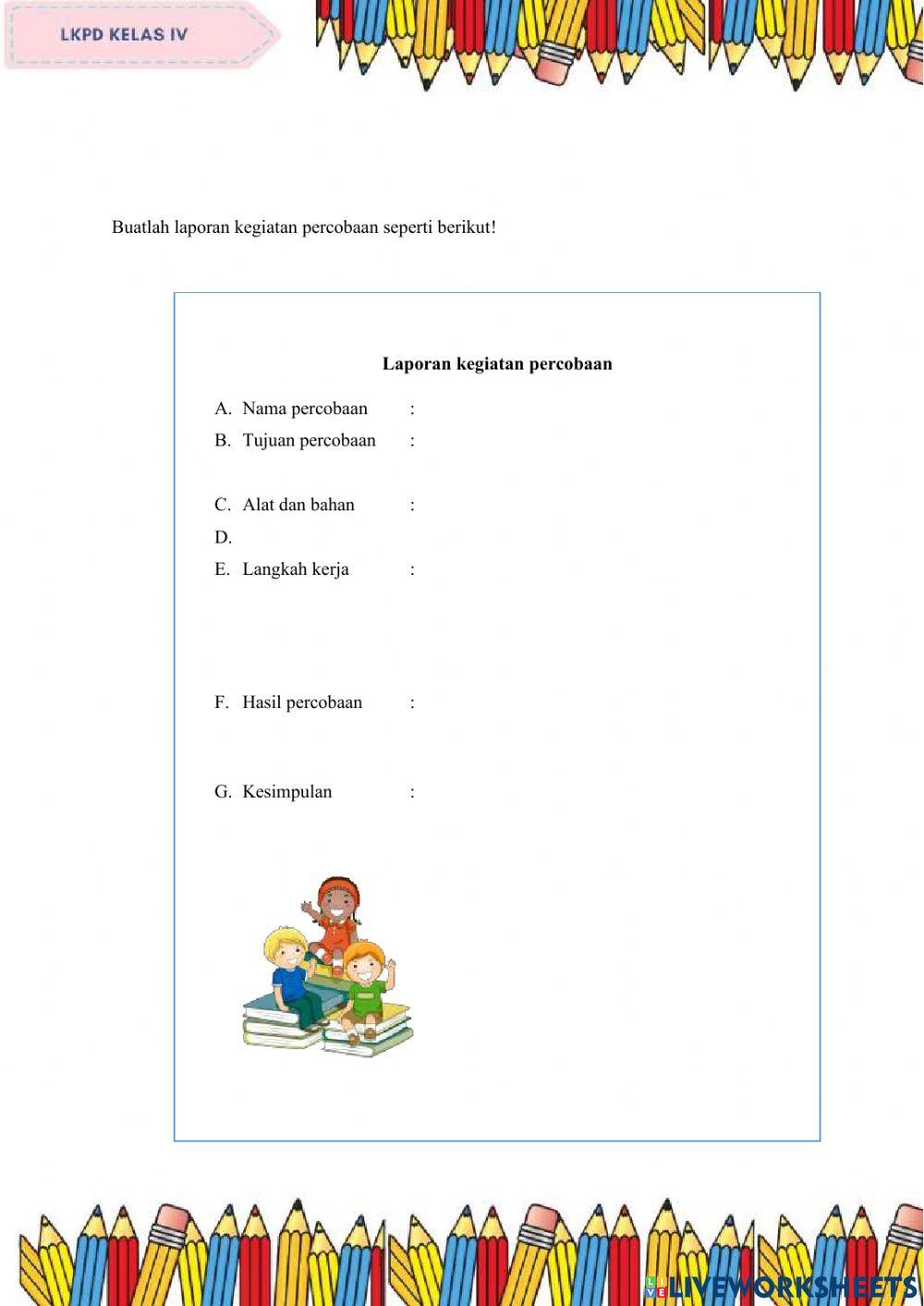 Lembar kerja peserta didik