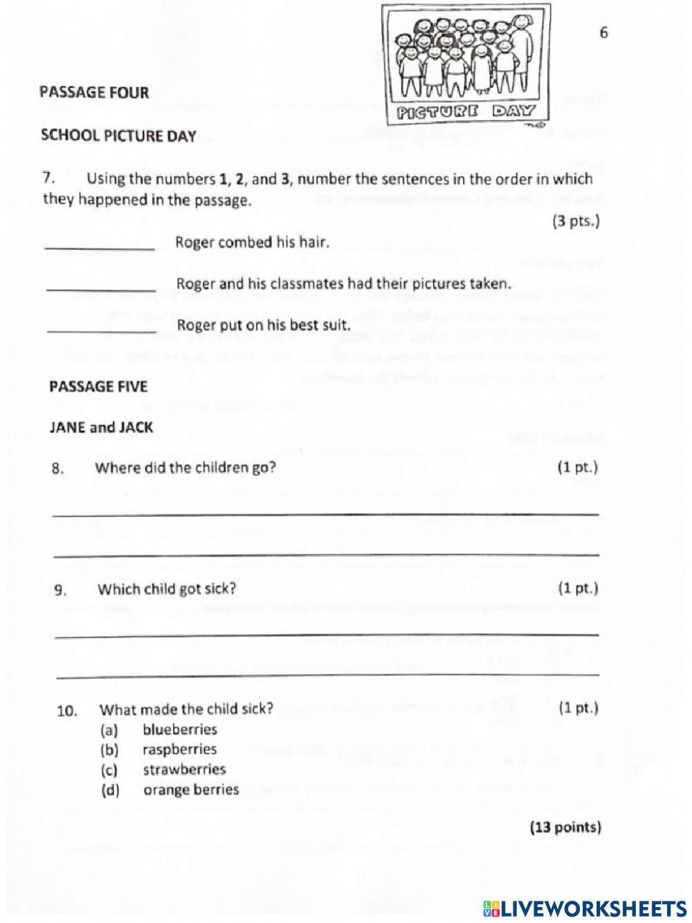 Listening Comprehension -Tabby