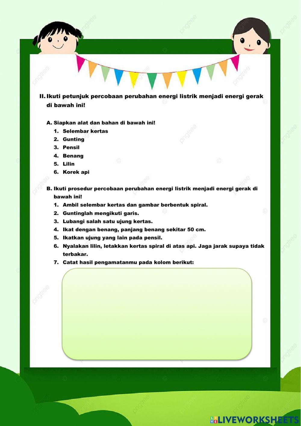 Lembar Kerja Peserta Didik Kelas IV Tema 2